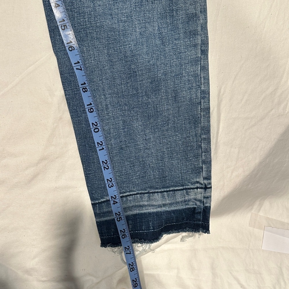 KanCan High Rise Distressed Raw Hem Skinny Jeans Women’s Size 7 - Picture 4 of 6